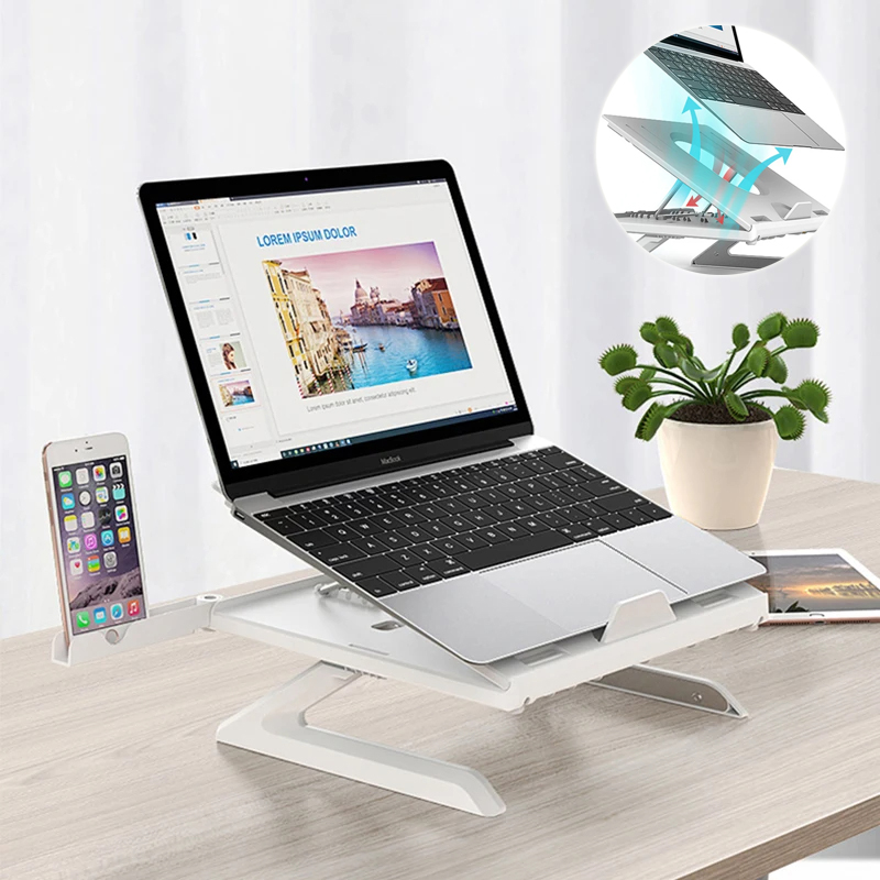 Suporte de Alumínio para Laptop Ajustável